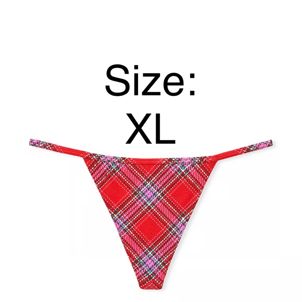 VICTORIA'S SECRET
Stretch Cotton V-String Panty - NEW
